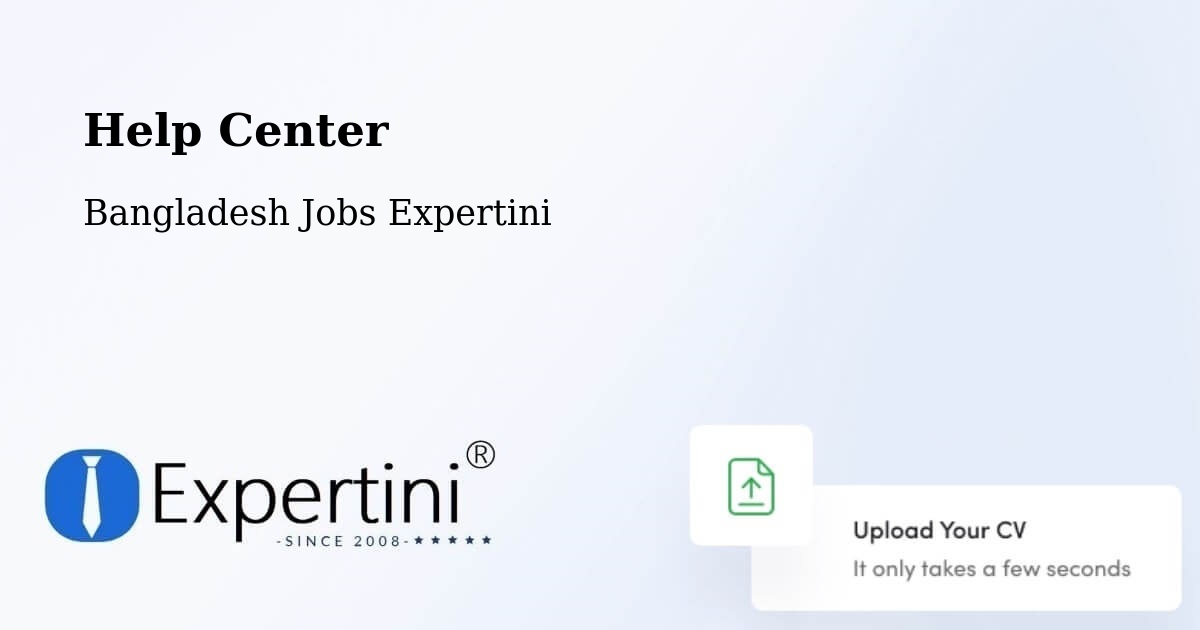 Help Center – Rangpur - Bangladesh Jobs Expertini